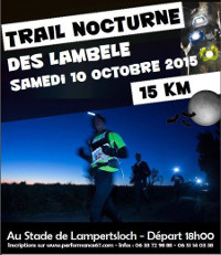 Trail nocturne des Lambele