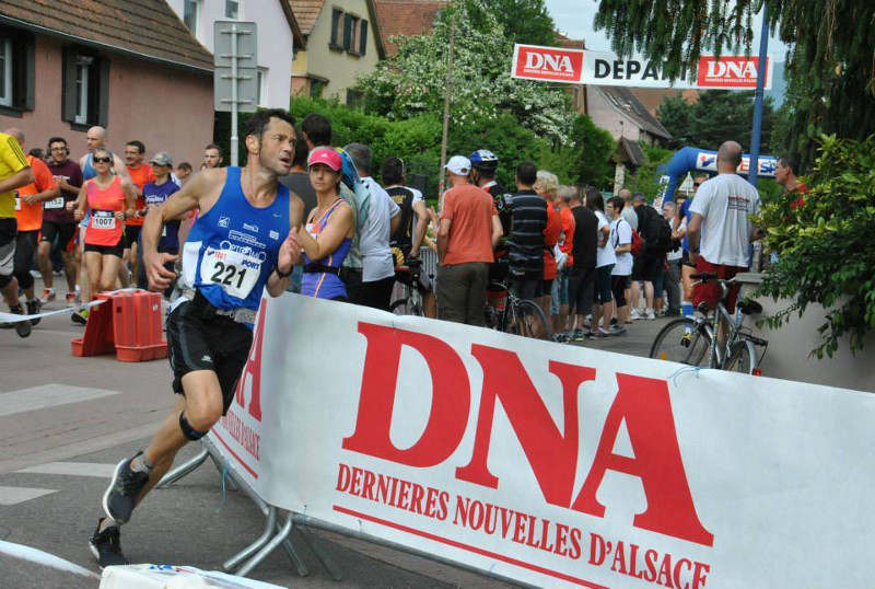 Christophe et Fabrice, vainqueurs du challenge des semi-marathons d'Alsace